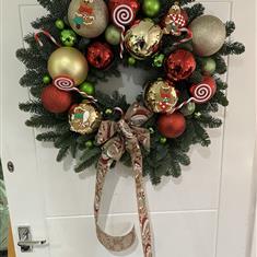 Festive Door Wreath 